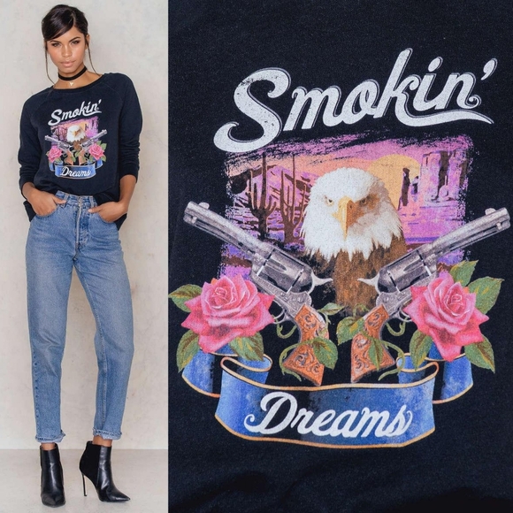 Spell Smokin' Dreams Sloppy Joe Sweater Tee Jumper smoking XS sweatshirt designs - Picture 5 of 16